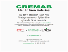 Tablet Screenshot of cremab.se